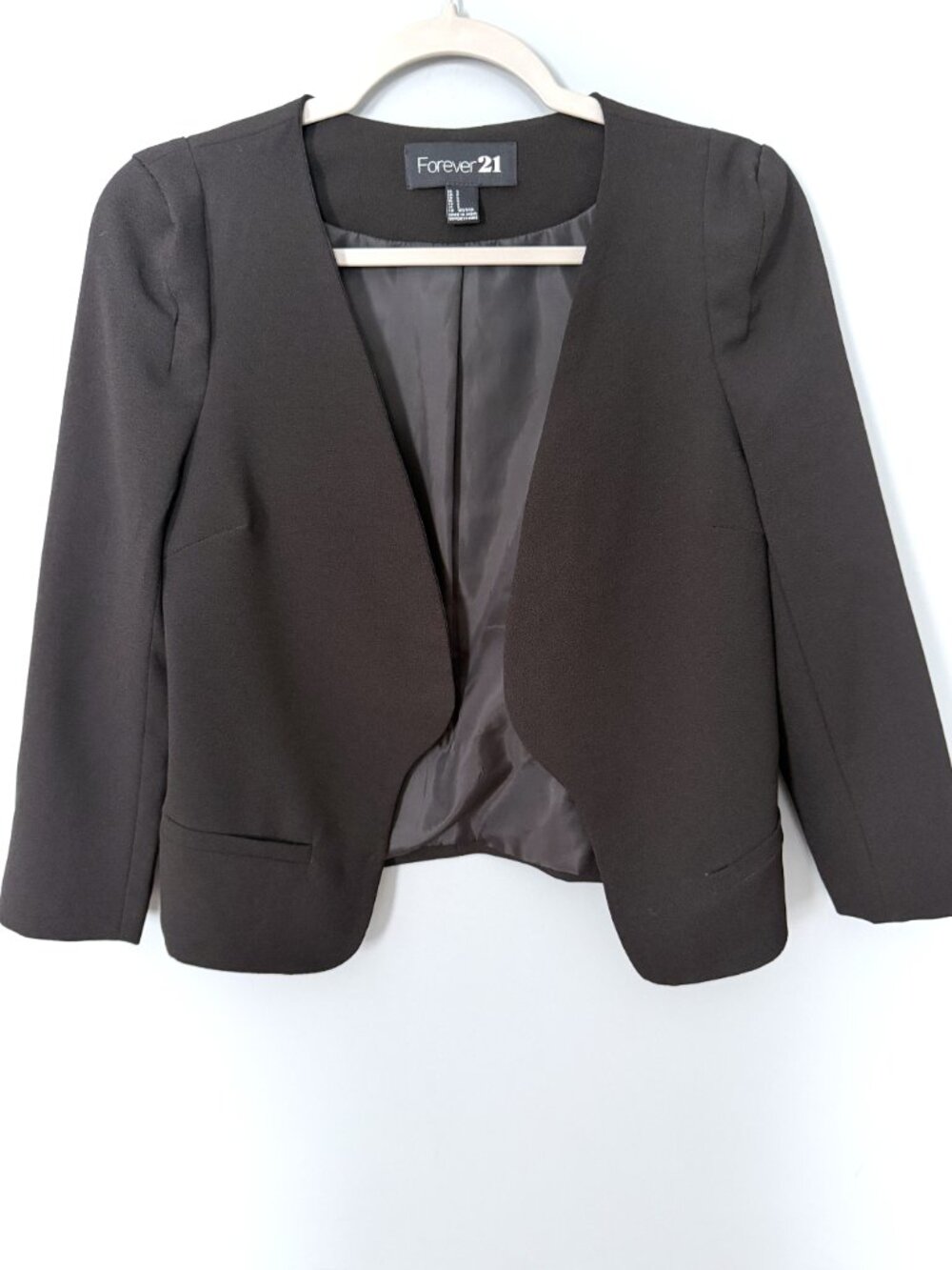 Forever 21 Blazer (Black) S
